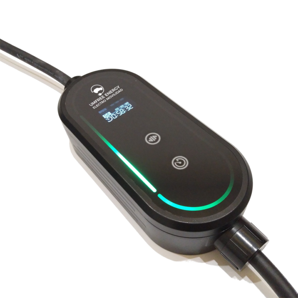 Cargador Móvil para Vehículo Eléctrico | Movil Model UMF-M07 | 7 kW | WiFi + Temporizador + IP65