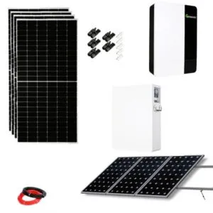 Sistema de Generación Autónomo fotovoltaico 5000 Wh
