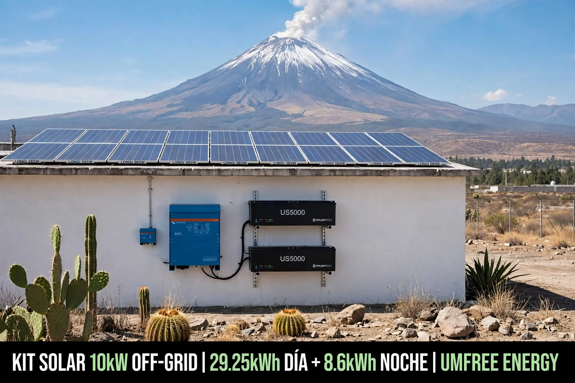 Kit Solar autonomo 10kW | Off-Grid | Umfree Energy - Imagen 4