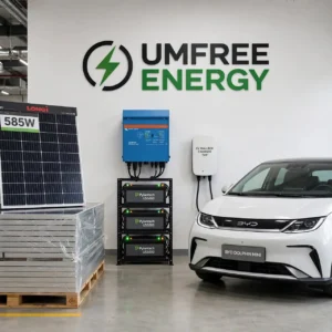 Kit Solar autónomo 12kW Off-Grid para Cargador EV - 36.9kWh/día
