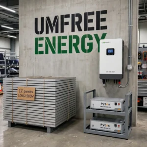 Kit Solar Autónomo 7kW para negocio | Off-Grid | Umfree Energy