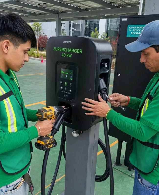 Instalación Sueprcargador 40 Kw